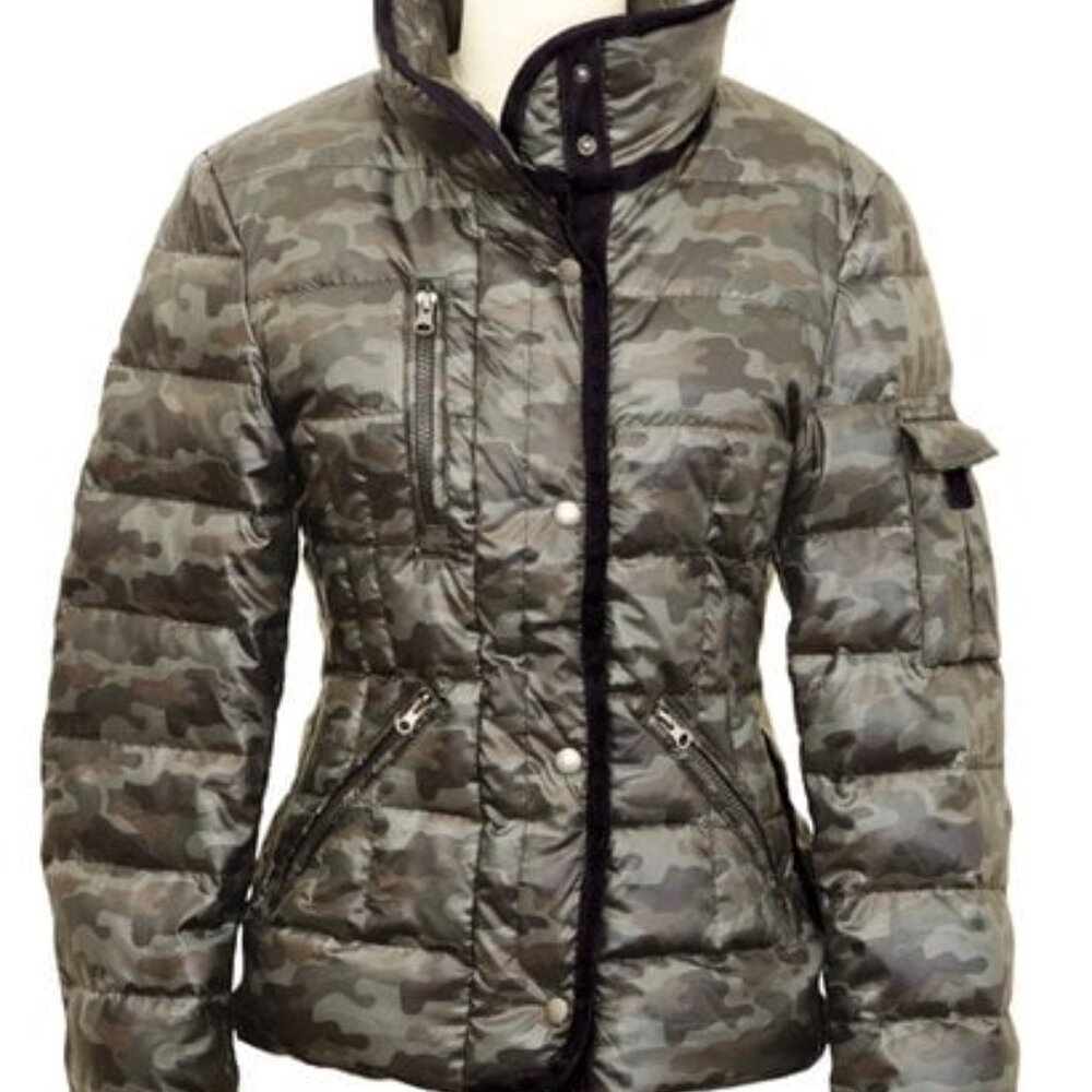 Schott Women's Down-Filled Ski Jacket – Camo Size 4XL, Hip-Length